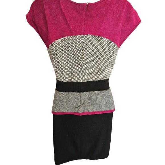 Anthropologie Sparrow Serena Peplum Wool Cashmere Blend Sweater Dress angora XS - Picture 3 of 9